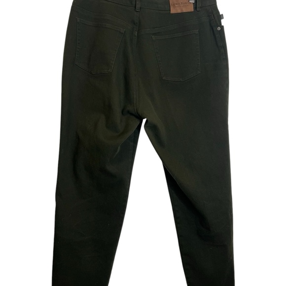 Ralph Lauren Green Tag Vintage Dark Green Jeans Size 16W - Picture 2 of 6